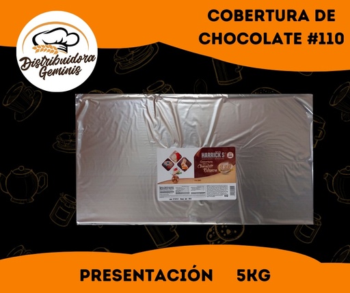 [6] Cobertura chocolate #110 5 kg